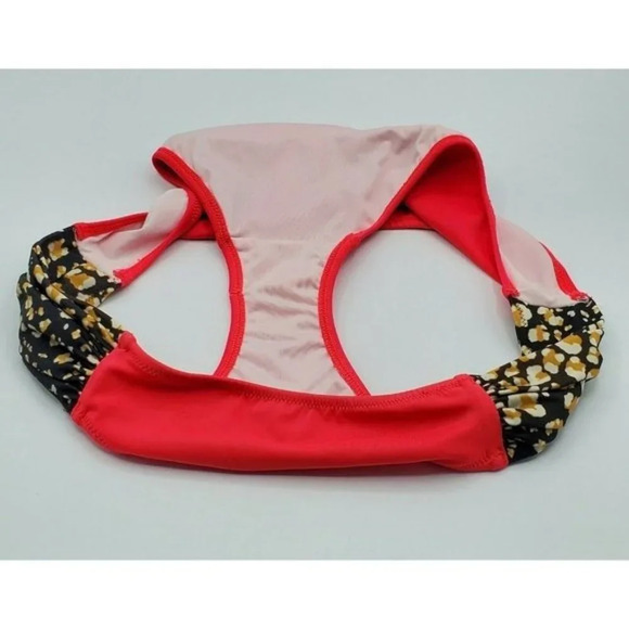 Victoria Secret Swim Bikini Bottom Hot Pink Animal - Picture 5 of 5